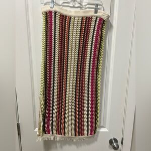Old Navy’s striped crocheted skirt